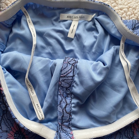 NWOT Avec Les Filles- Lace Button-Down Dress, SIZE US 4 - Picture 6 of 9